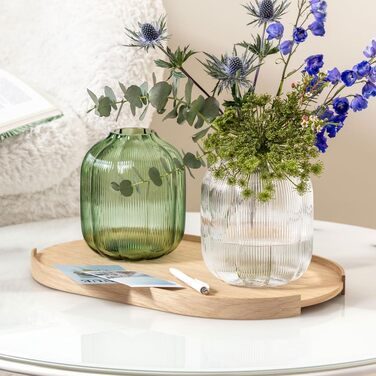 Ваза скляна декоративна 16 х 19 см, зелений Fleur Villeroy & Boch