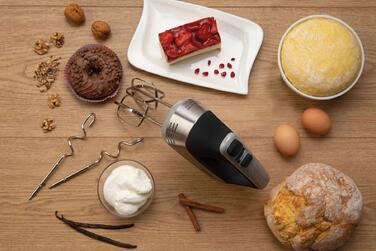 Gorenje Міксер ручний 500Вт, насадки-4 вінчика, турборежим, чорний