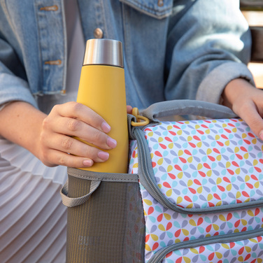 Пляшка металева Built Stylist, з подвійними стінками, жовта, 540 мл