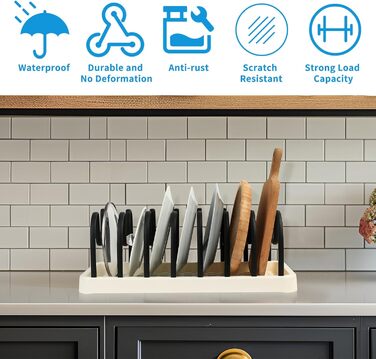 Тримач для кришок каструль, тарілок та дощок обробних QJKEJI