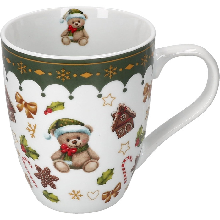 Набір із 6 кавових чашок 480 мл. порцеляна MamboCat Friend