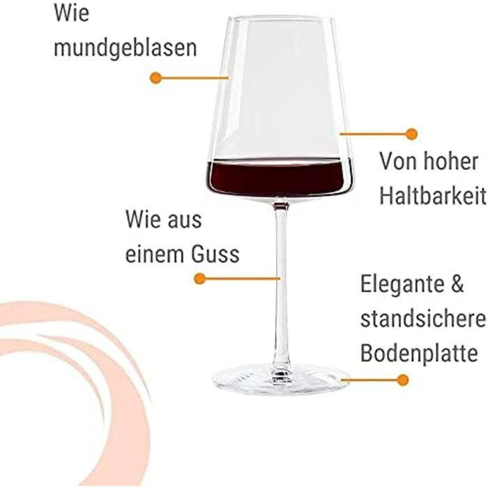 Набір з 12 келихів для червоного та білого вина, Power Stölzle Lausitz