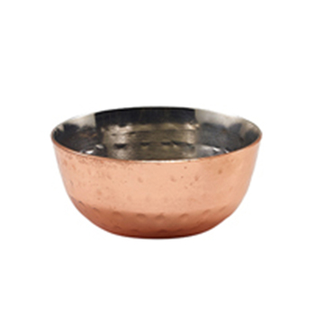 Соусник металлический рельефный 43 мл, медное покрытие, GenWare