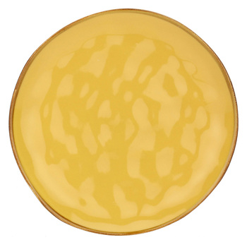 Тарілка для салата Rose&Tulpani Milano CONCERTO OCRA, керамограніт, охра, діам. 20 см