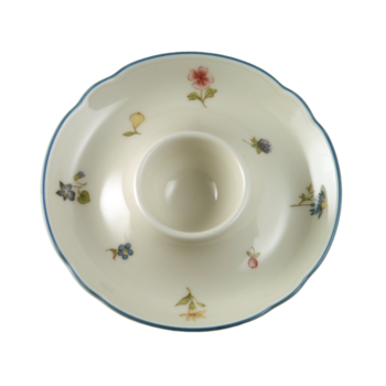 Підставка для яйця 13 см Streublume blauer Rand Marie-Luise Seltmann