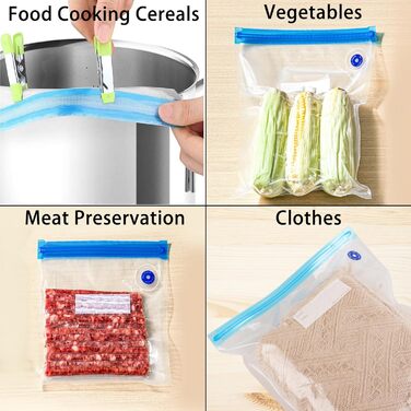 Вакуумні пакети 25 пакетів 30 x 34 см AKOLAFE