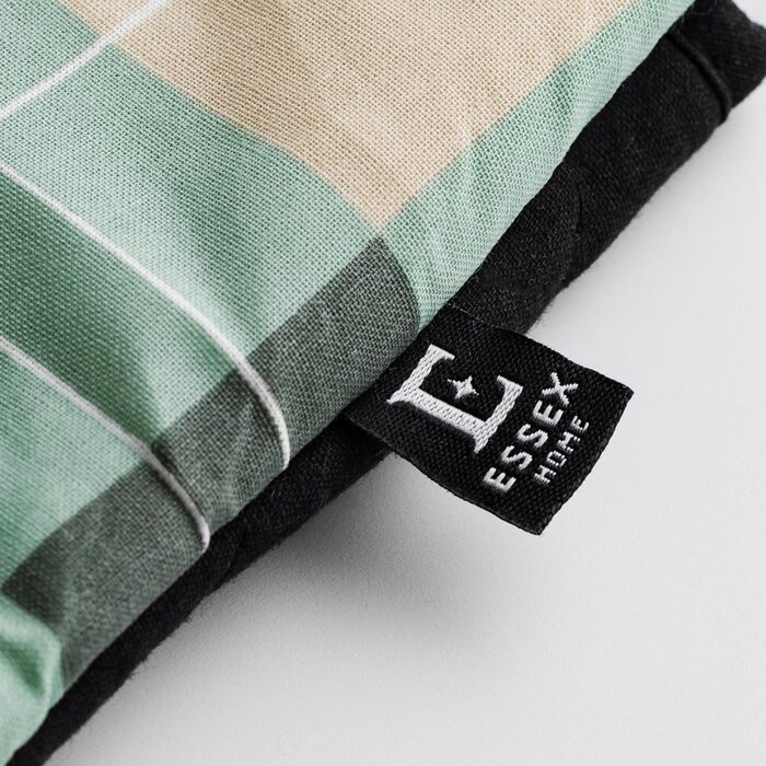 Рукавички для духовки 19 x 30 см, набір 2 предмети, зелений Tartan ESSEX