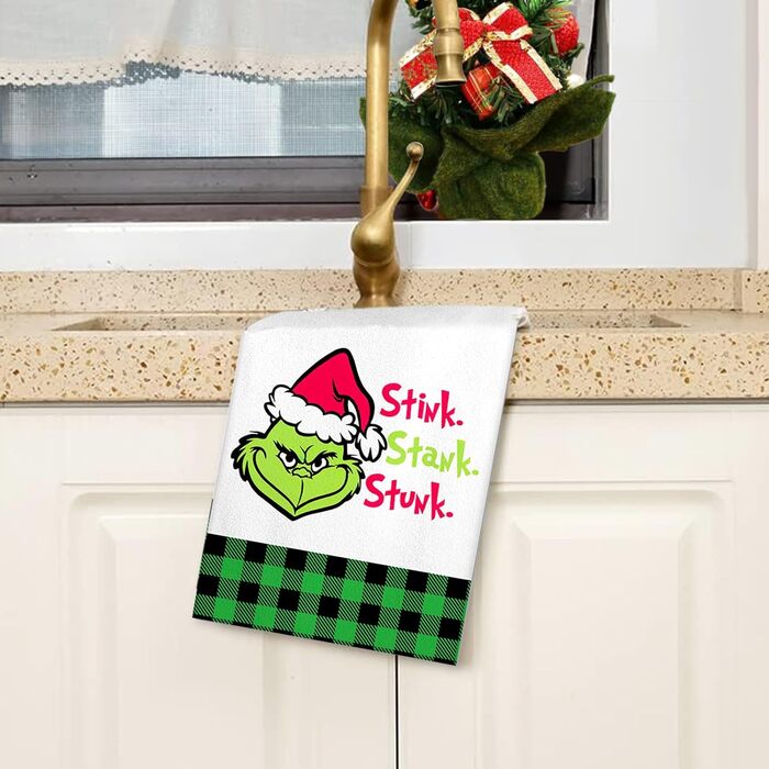 Набор из 4 рождественских кухонных полотенец 45 x 65 см, набор B Ohok