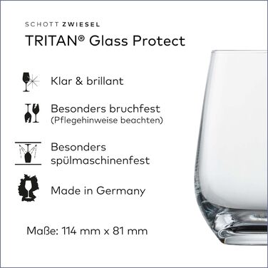 Склянка для води/соку 385 мл, набір 6 предметів, Vina Schott Zwiesel