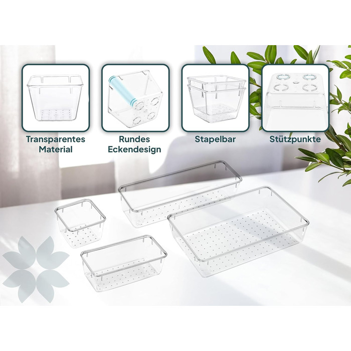 Набір органайзерів для скриньок 15 шт. uandu