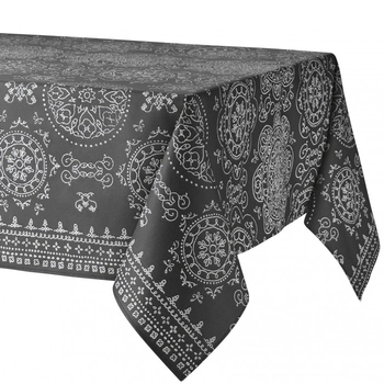 Скатертина Atenas Home Textile Argos Gris, бавовна з покриттям