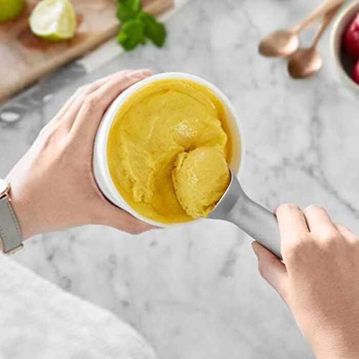 Морожениця з самоохолоджуючим компресором 135 Вт з нержавіючої сталі Springlane