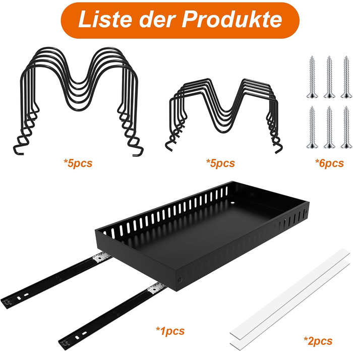 Підставки для посуду на 10 відділень чорний FLSEPAMB