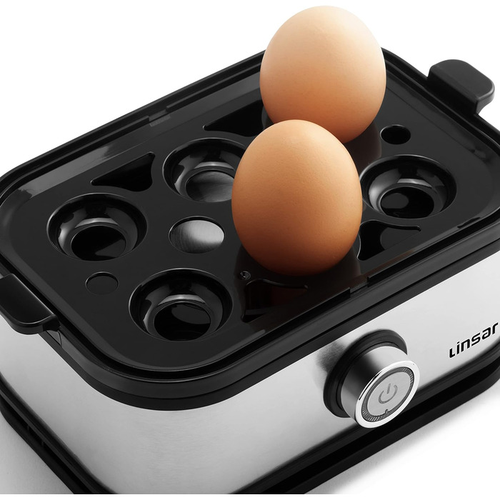 Електрична яйцеварка - 6 яєць, 400 Вт Linsar