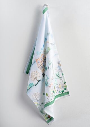 Набір з 3 багатоцільових кухонних рушників Maison d&39 Hermine Rural Christmas, 100 бавовна Барні рушники День подяки/Різдво (50 см x 70 см) (27 - Snowy World)