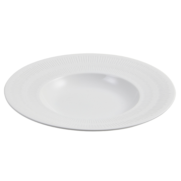 Тарелка для пасты 24 см, Incise Porcelain Solara, GenWare