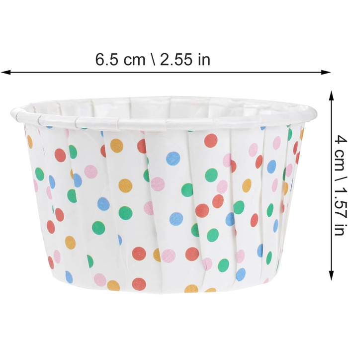 Набір паперові стаканчики для морозива 100 шт. Angoily