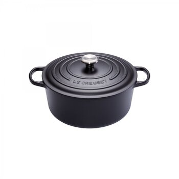 Каструля / жаровня 22 см, чорний Le Creuset