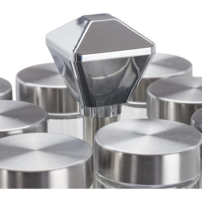 Обертова підставка на 16 баночок для спецій Relaxdays