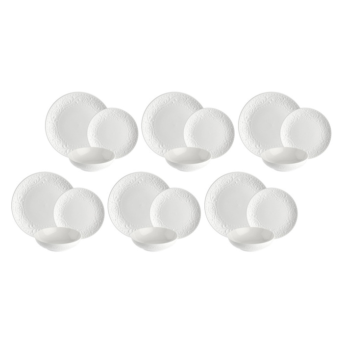 Набір столового посуду La Porcellana Bianca SOGNANTE, порцеляна, 18 пр.