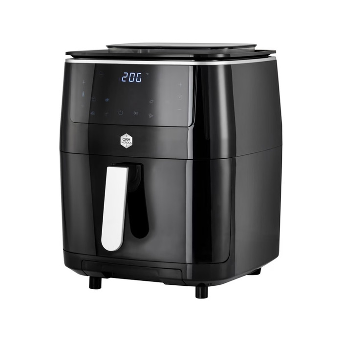 Tefal Мультипіч OBH Nordica Easy Fry&Steam Black, 17000Вт, чаша-6.5л, сенсорне керув., від 80°C до 200°C, пластик, чорний