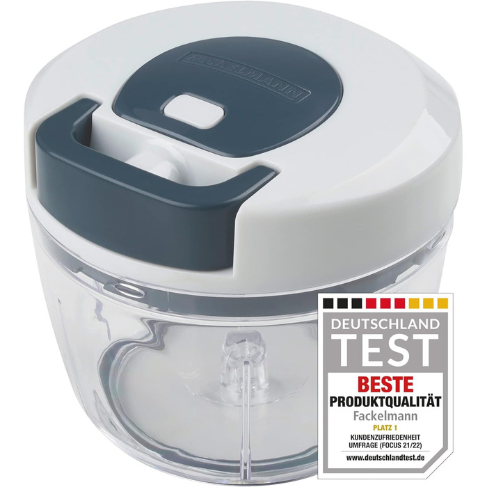 Мульти-подрібнювач зі шківом, прозорий контейнер для збирання продуктів з кришкою Fackelmann