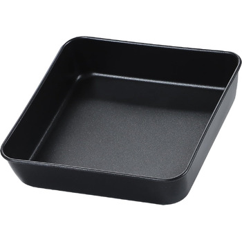 Набір форм для випічки Herogo 0.3 см, антипригарний, квадратний, глибокий деко для торта для брауні для випікання, смаження, сервірування, маленька сковорода з нержавіючої сталі для весілля, дня народження, нетоксична та здорова, 1 x 5 (1)