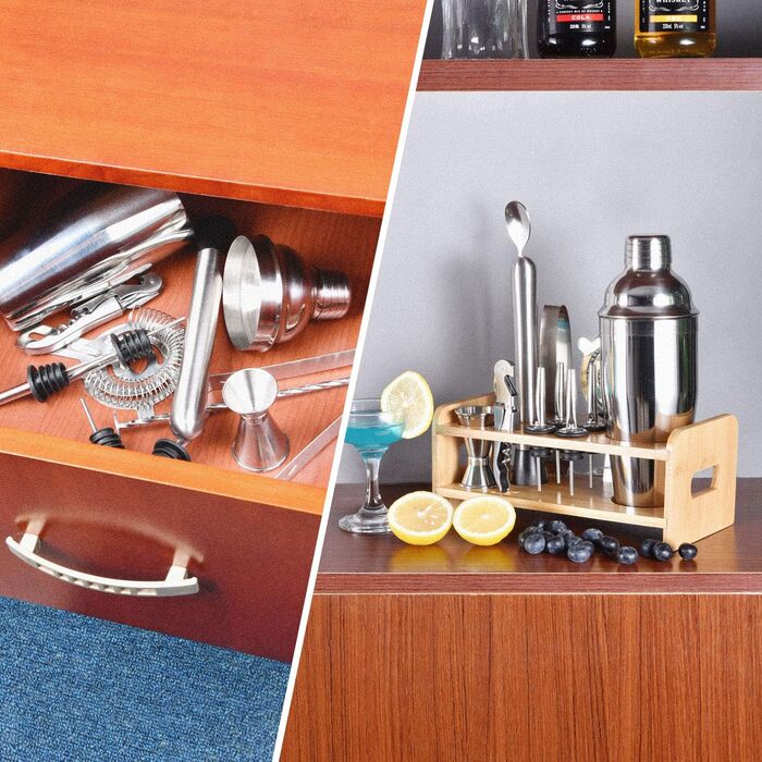 Набір шейкерів для коктейлів, 12 предметів, 750 мл Esmula