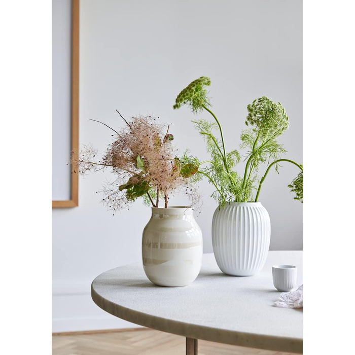 Ваза 12,5 см біло-срібляста Omaggio Kähler