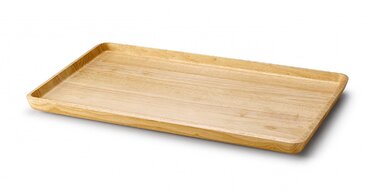 Піднос, каучукове дерево 53 х 32 см Continenta