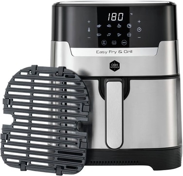 Tefal Мультипіч OBH Nordica EasyFry&Grill, 1550Вт, чаша-4.2л, сенсорне керув., від 40°C до 200°C, пластик, чорно-сірий
