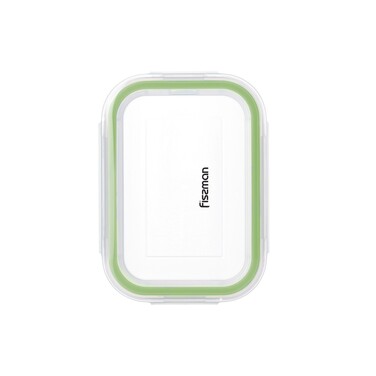 Контейнер Fissman з кришкою 15x11x6 см / 370 мл жаростійке скло (17314)