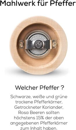 Високоякісна ручна робота з індивідуальним регулюванням помелу I Кухонні аксесуари I (млин для перцю, шоколад), 22
