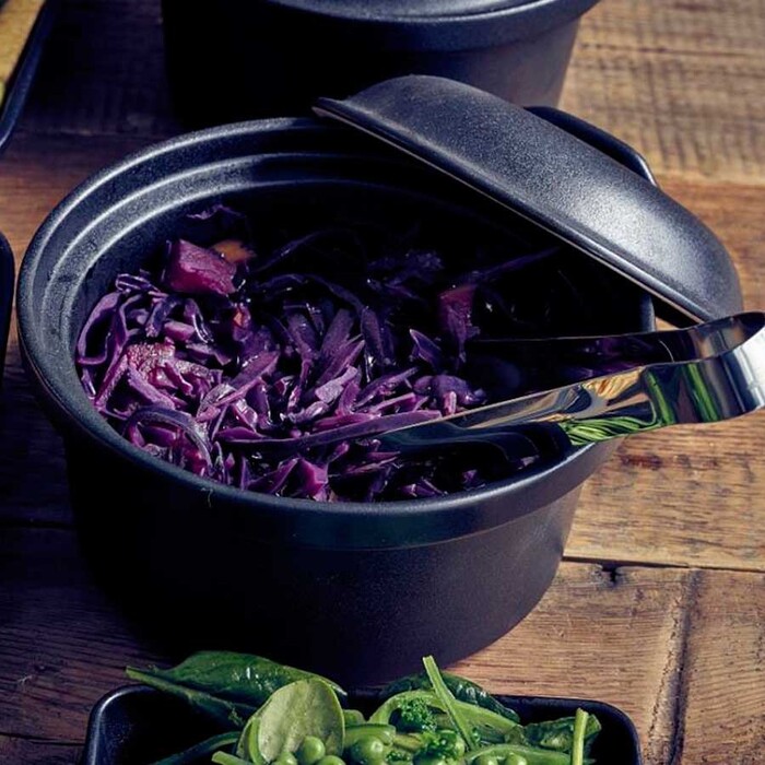 Каструля для подачі 20x10 см, 1500 мл, ефект чавуну, GenWare