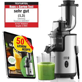 Соковижималка для овочей і фруктів електрична, 200 Вт LEBENLANG