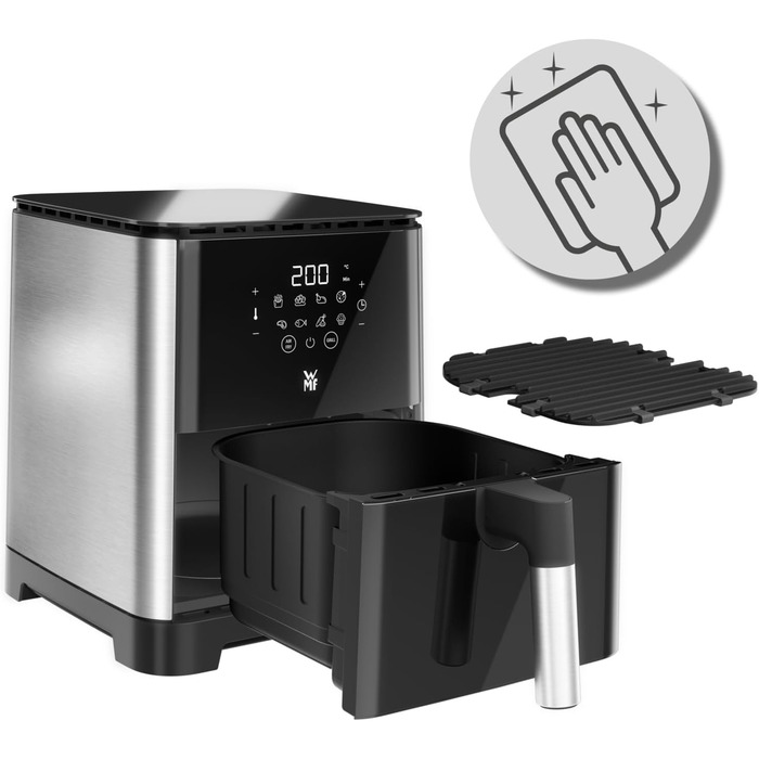 Аерофритюрниця з 8 програмами чорна, 1550 Вт, 4,2 л WMF