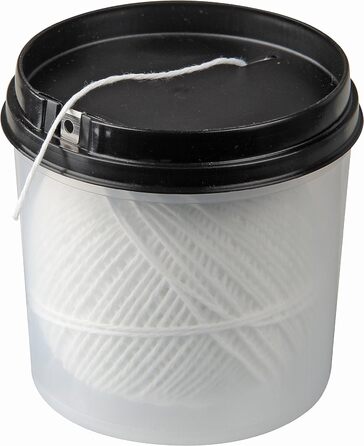 Нитка кухонна 100 м в диспенсері, біла Fackelmann