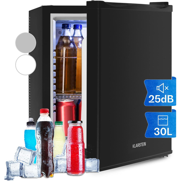 Міні-холодильник 30 л чорний Klarstein