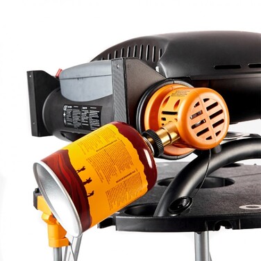 Портативный переносной газовый гриль O-GRILL 500, красный + шланг в подарок! Код: 008284