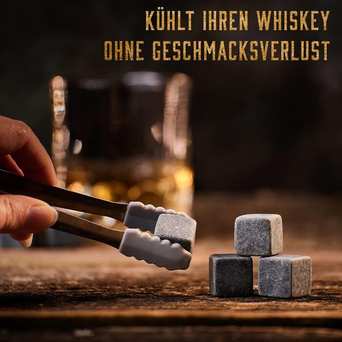 Набір склянок для віскі, аксесуари для віскі та 4 камені для віскі Whisiskey