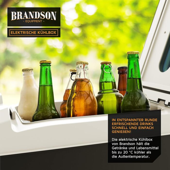 Електричний автохолодильник 10 л 45 Вт Brandson