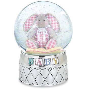 Музыкальный шар Reed and Barton BUNNY, посеребренный