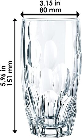 Набір келихів для лонгдрінків 385 мл, 4 предмети, Sphere Nachtmann