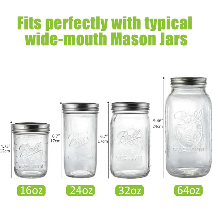 Скляні вантажі для консервації 7 предметів Artcome