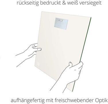 Настінний декор скляні картини настінна картина скляна картина цільна 40x40 см квадрат Тоскана Італія природа пейзаж сад троянди балкон вид літо T4QS (сонячні промені, 45 x 60 см)