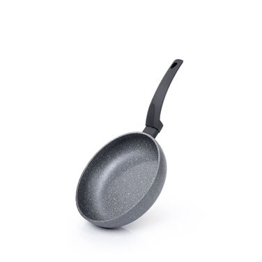 Глибока сковорідка для смаження Fissman GREY STONE 20x5,5 см (4972)
