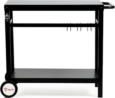 Металевий стіл-гриль, чорний 85 x 50 x 81 см BBQ-Toro