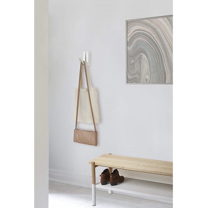 Кронштейн для вішалок складаний flip valet, білий Umbra