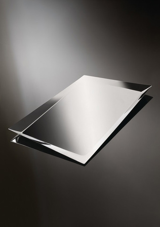 Піднос 53х37х3,5 см чорний Alice Alessi