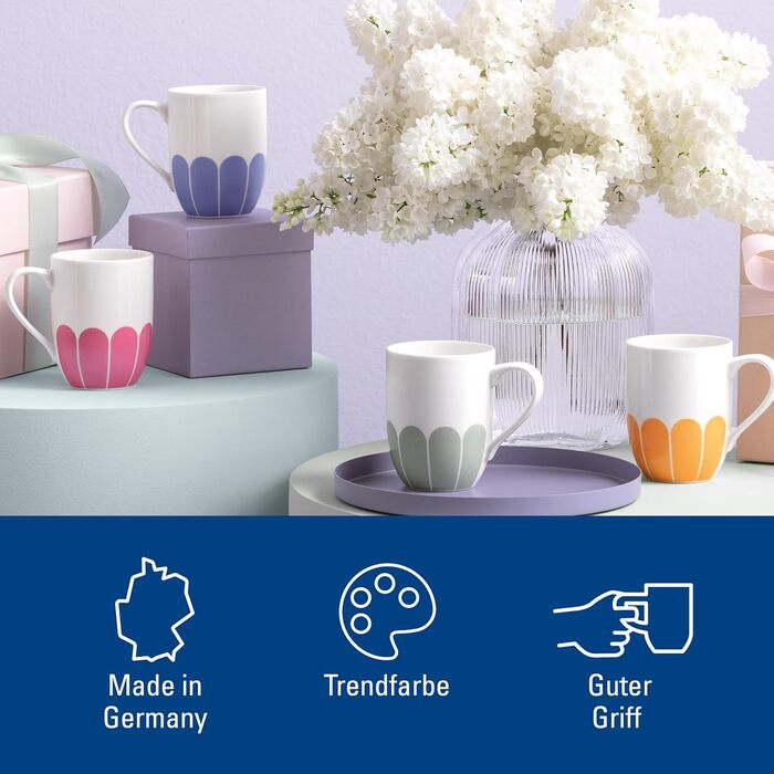 Кухоль 290 мл, синій Fleur Villeroy & Boch